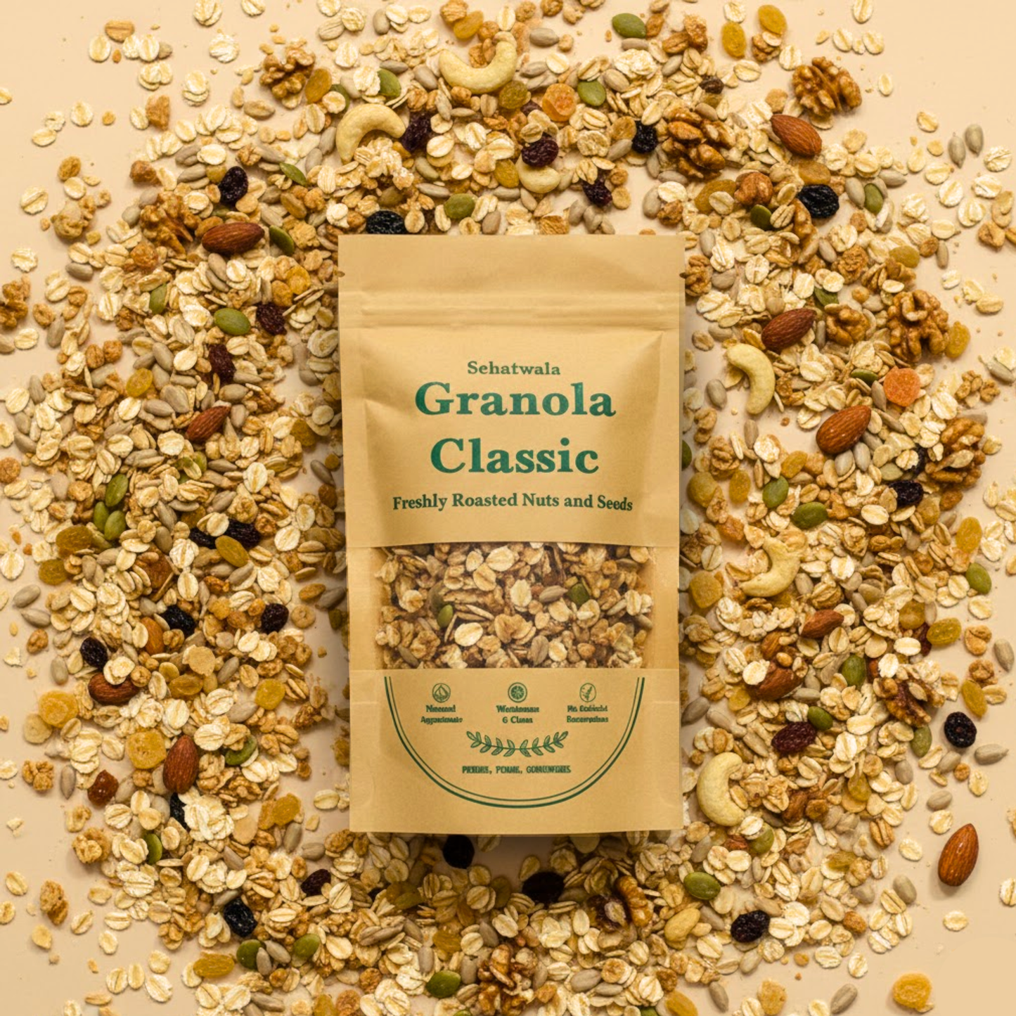 Sehatwala Granola Classic – Premium Nuts & Seeds