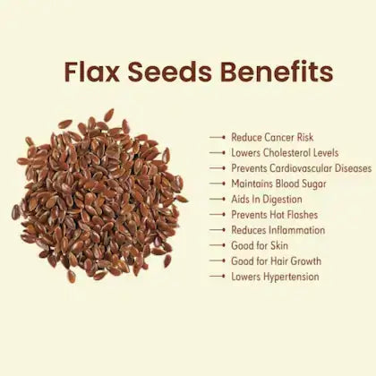 Flax Seeds (Alsi, linseed) benefits