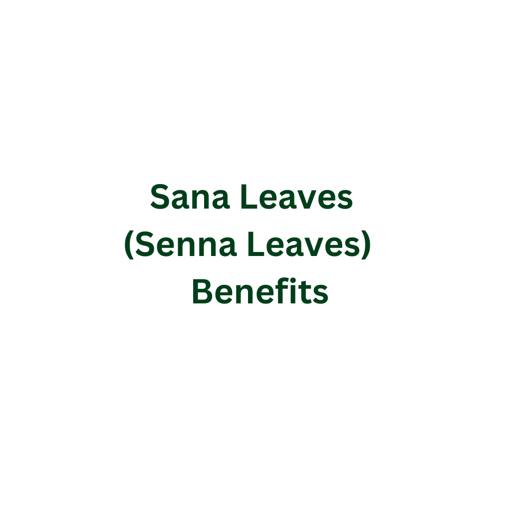 Sana Leaves (Senna Leaves) – natural herbal remedy for digestion and constipation relief