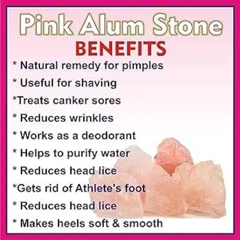 Pink Alum/ Potash alum Benefits