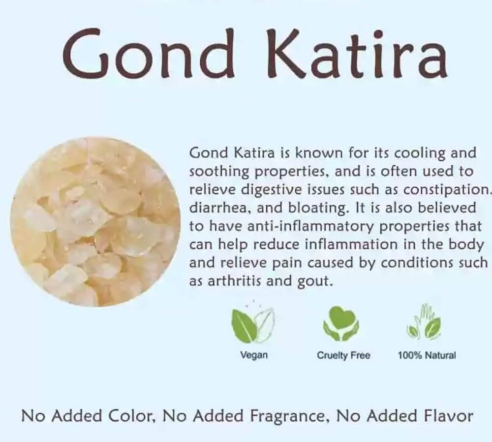 Gond Katira / tragacanth gum benefits