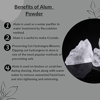 White Alum/  Safaid Phatkari Powder Benefits