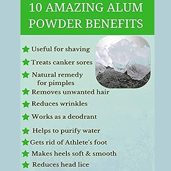 White Alum/  Safaid Phatkari Powder Benefits