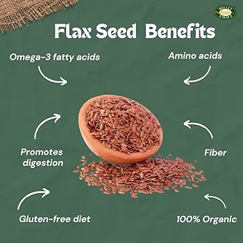 Flax Seeds (Alsi, linseed)  benefits