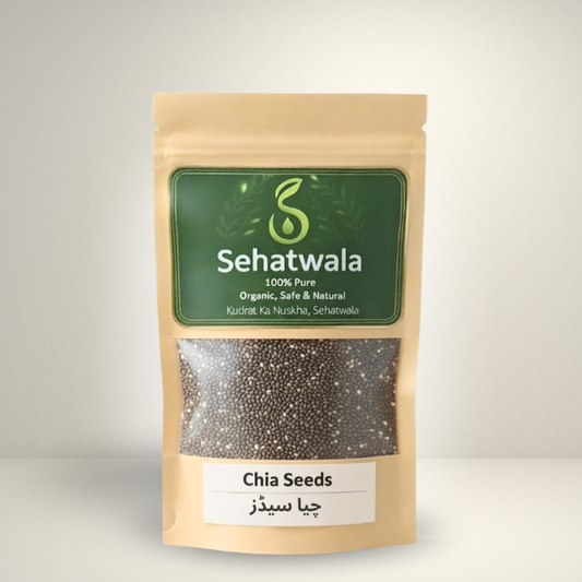 Sehatwala Organic Chia Seeds – High Fiber Superfood for Weight Loss