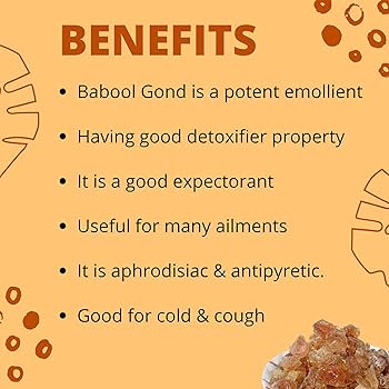 Gond Babool / Babool Gum benefits