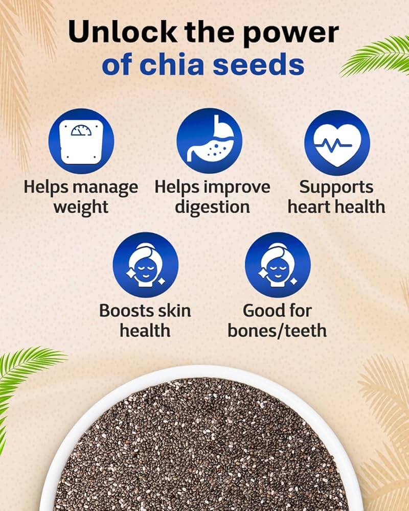 Chia Seeds / Salvia Chia benefits