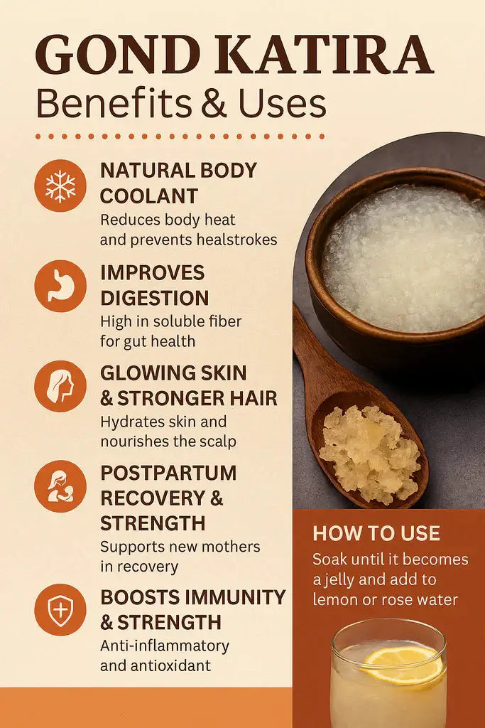 Gond Katira / tragacanth gum benefits