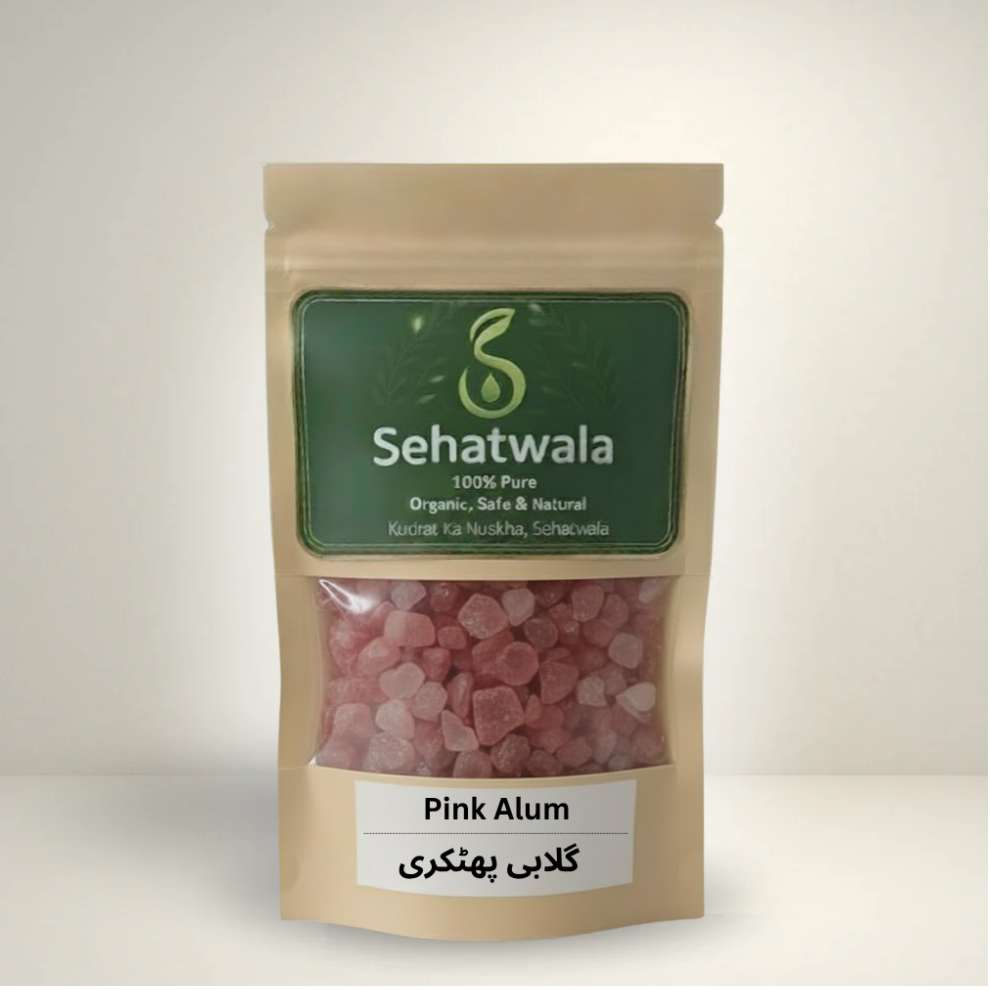 Potash alum by Sehatwala Potash alum/ Red alum/ Pink Phitkari Alum
