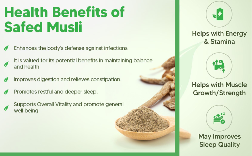Sehatwala Safed Moosli – Natural Herbal Energy Booster