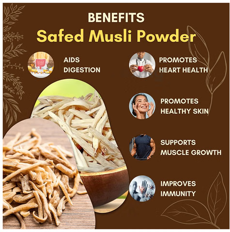 Sehatwala Safed Moosli – Natural Herbal Energy Booster